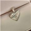 Image 3 : Silver Heart Shape Pendant, Suggested Retail Value $50
