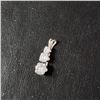 Image 1 : Silver Cubic Zirconia Pendant, Suggested Retail Value $50