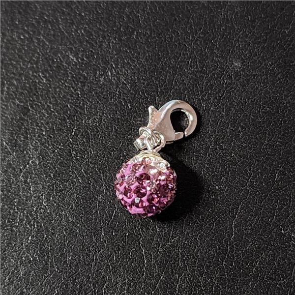 Silver Cubic Zirconia Pendant, Suggested Retail Value $50