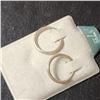 Image 1 : Silver Hoops Earrings, Suggested Retail Value $40