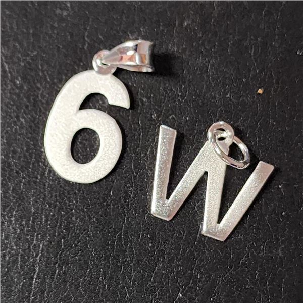 Silver Little (W,6) Pendant, Suggested Retail Value $50