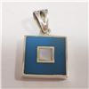 Image 1 : Silver Mother Of Pearl Pendant (~Size 0) (~length 0 inches) (~weight 4.43g), Suggested Retail Value 