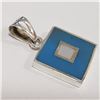 Image 2 : Silver Mother Of Pearl Pendant (~Size 0) (~length 0 inches) (~weight 4.43g), Suggested Retail Value 