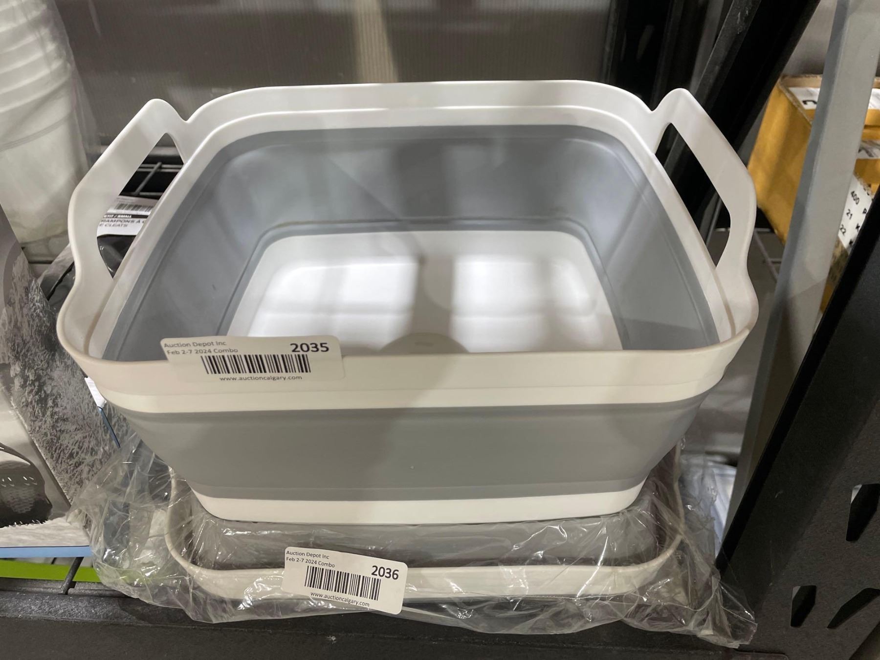 Washbin Collapsible Wash Bin with Drain Plug