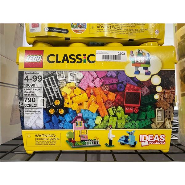 Classic Lego Large Creative Brick Box 790 Piece Set