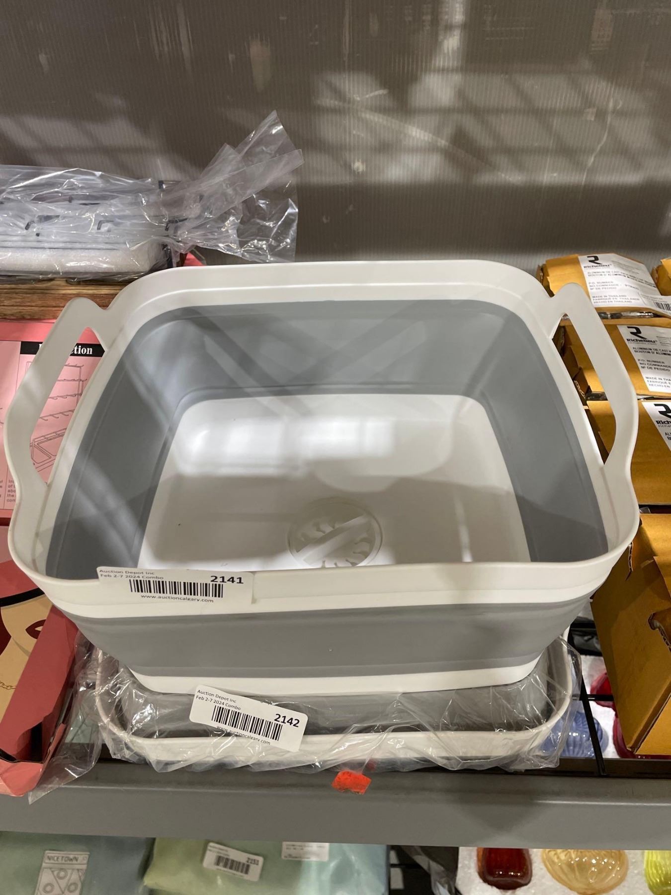 Washbin Collapsible Wash Bin with Drain Plug