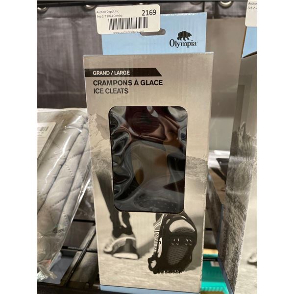 Champion Ice Cleats Size Large