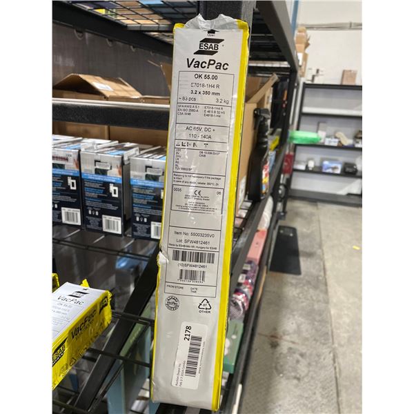 ESAB Vac Pac OK 55.00 3.2 x 350mm Welding Stick Electrodes 83 piece