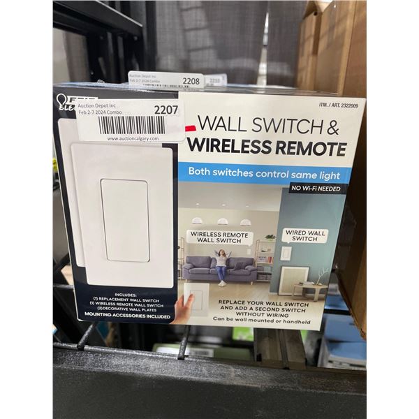 Wall Switch & Wireless Remote Switch