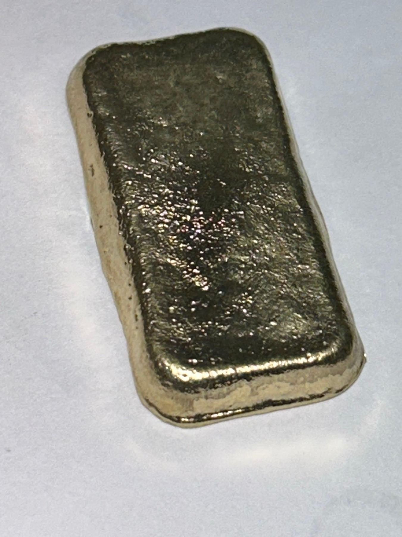 60 Grams Scrap gold bar for Gold Recovery Melted multiple Different