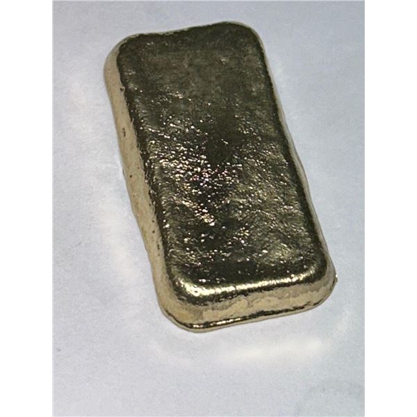60 Grams Scrap gold bar for Gold Recovery Melted multiple Different metals -Computer Pins, etc