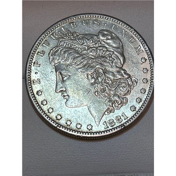ESTATE ITEM - Rare & Vintage USA 1881 Morgan Silver Dollar