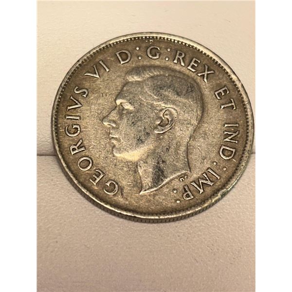 ESTATE ITEM - Canada Vintage King George IV 1944 Silver Half Dollar