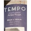 Image 1 : Tempo Area Rug 26" x 72" Kaiden Grey