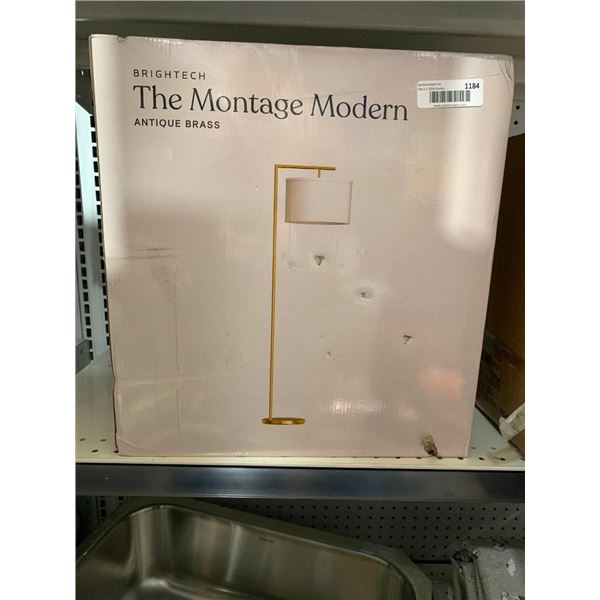 The Montage Modern Antique Brass Lamp