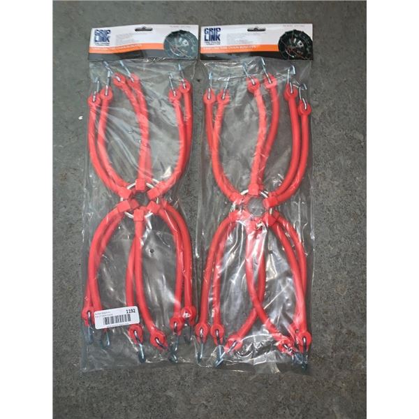 Grip Link Tire Chain Bungees Lot of 2