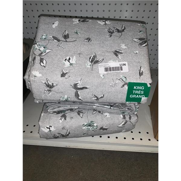 Kirkland 4Pc King Size Flannel Sheet Set