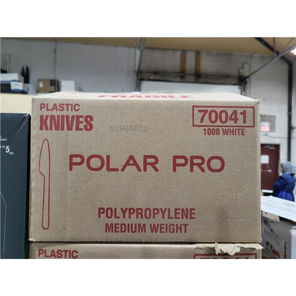 Polar Pro Medium Weight Plastic Knives - 1000 Count