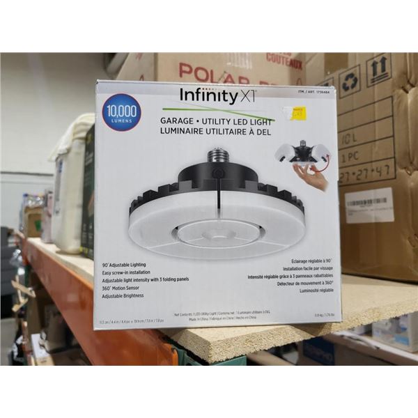 InfinityXT Garage Utility LED Light 10,000 Lumens
