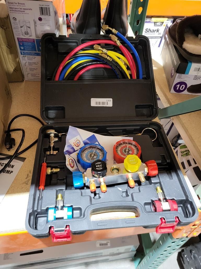 Tool Ac Set Wisepick 4 Ways AC Diagnostic Tool Kit AC Manifold Gauge Set for R22 ...