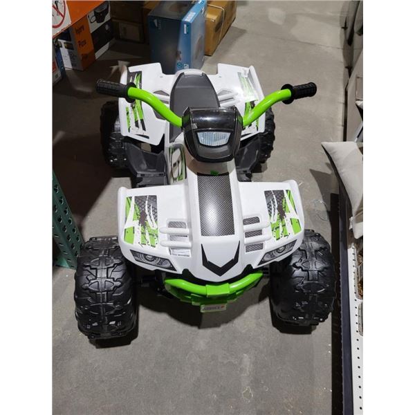 Fisher Price - Power Wheels Kawasaki Kfx Electrick Childrens Ride On Quad - No Charge Cord
