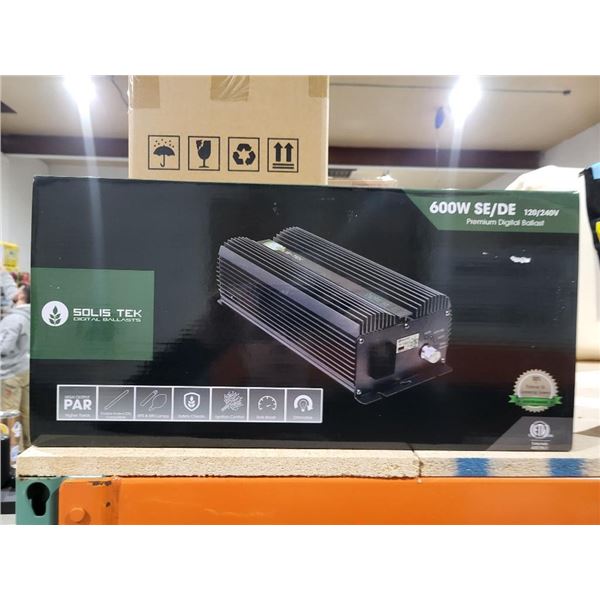 Solis Tech Digital Ballasts 600W SE/DE 12/240V Premium Digital Ballast