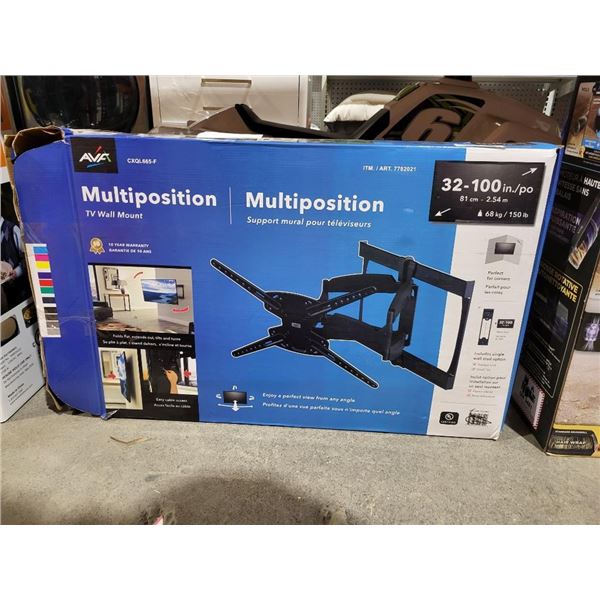 AVF 32-100" Wall Mount  Multi-PositionTv Mount
