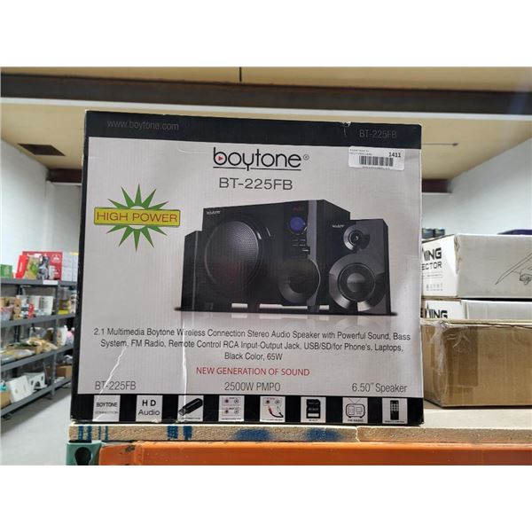 boytone BT-225FB 2.1 Multimedia Wireless Stereo 2500