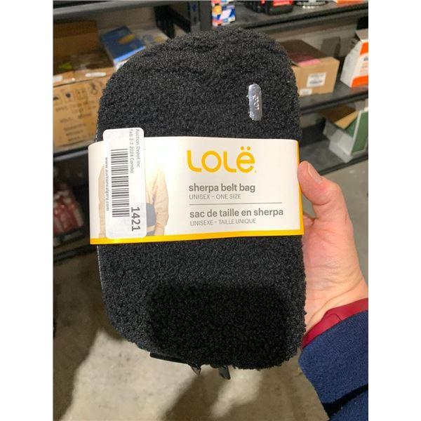 Lole unisex sherpa belt bag
