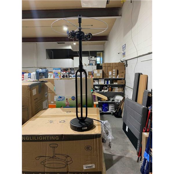 Set of 2 Table Lamps with Beige Wrap Around Shades