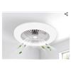 Image 3 : Modern Ceiling Fan with Lights,Adjustable Speed,Remote Control, 22 inch Invisible Acrylic Dimmable L