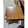 Image 3 : 1 Drawer Side Table - Walnut Brown