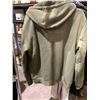 Image 3 : BC Clothing Co. green plush lined hoodie, mens size medium