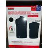Image 1 : Karbon unisex heated polar fleece vest, mens medium, ladies large