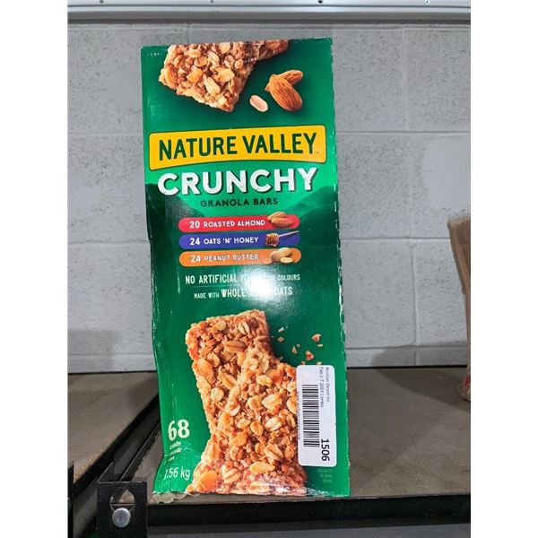Nature Valley assorted crunchy granola bars, 1.56kg, 68 bars total