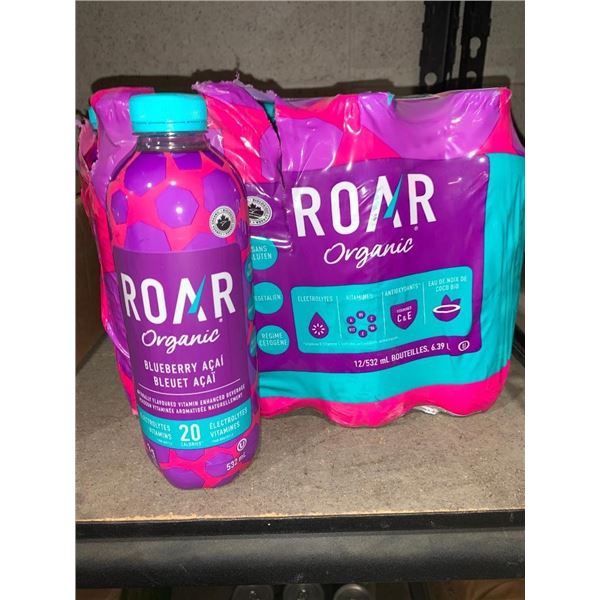 Roar organic blueberry acai drink 12x532ml