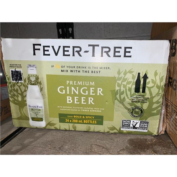 Fever tree premium ginger beer 24x200ml