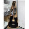 Image 1 : Rosefinch black childrens accoustic guitar with accessories and bag