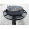 Image 1 : 36" Fire Pit with Grill and Shelf