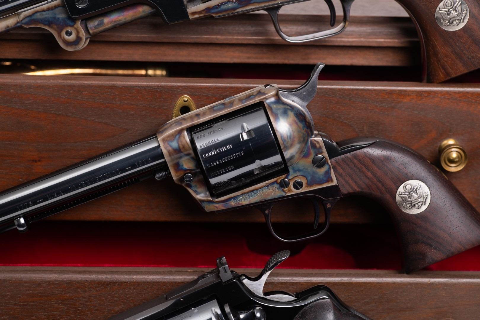 Colt USA Bicentennial Set Dragoon SAA Python & Case, 1976 ATF C&R