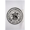 Image 1 : 18 1/2" Smith & Wesson "Since 1852" Double Sided Porcelain Advertising Sign