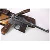 Image 1 : WWI Mauser C96 Broomhandle Red Nine 9mm Pistol & Shoulder Stock