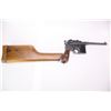 Image 38 : WWI Mauser C96 Broomhandle Red Nine 9mm Pistol & Shoulder Stock