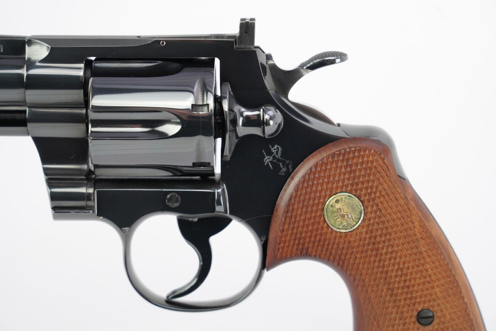 First Year Mint Blue Colt Python .357 Magnum Double Action Revolver & Box