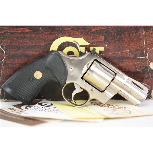 Colt e-Nickel Python .357 Double Action Revolver, Model I3820 & Box