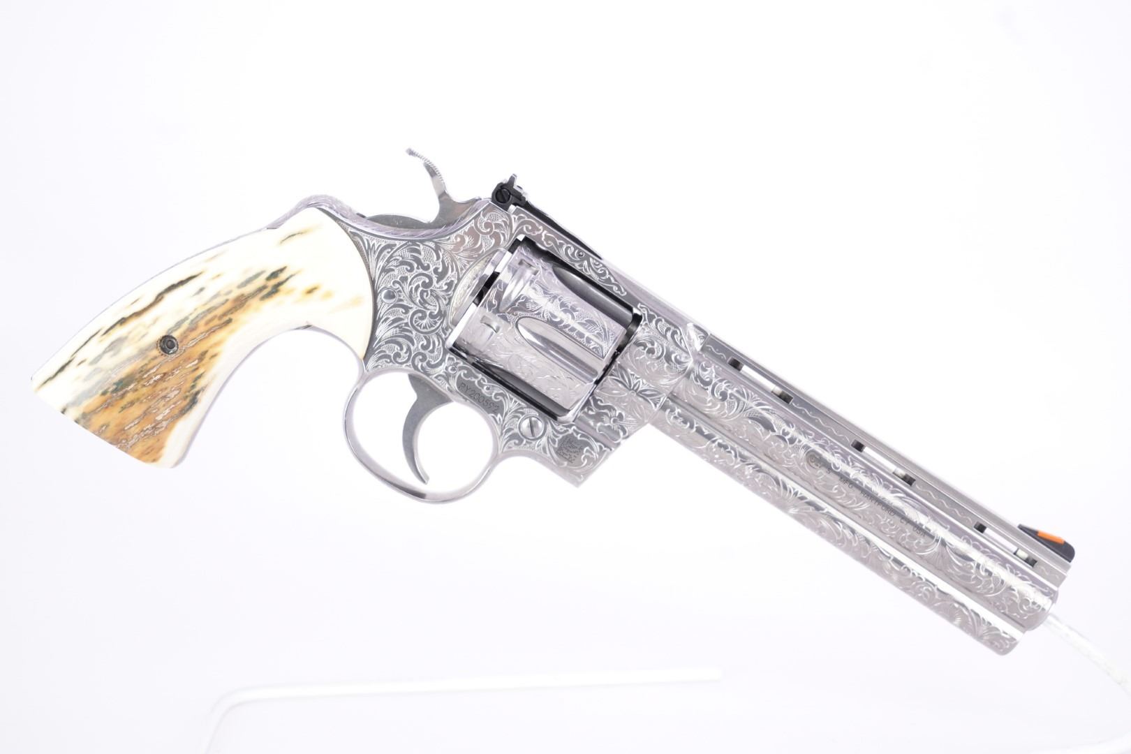 Colt Custom Shop engraved Python .357 Magnum Revolver & Box