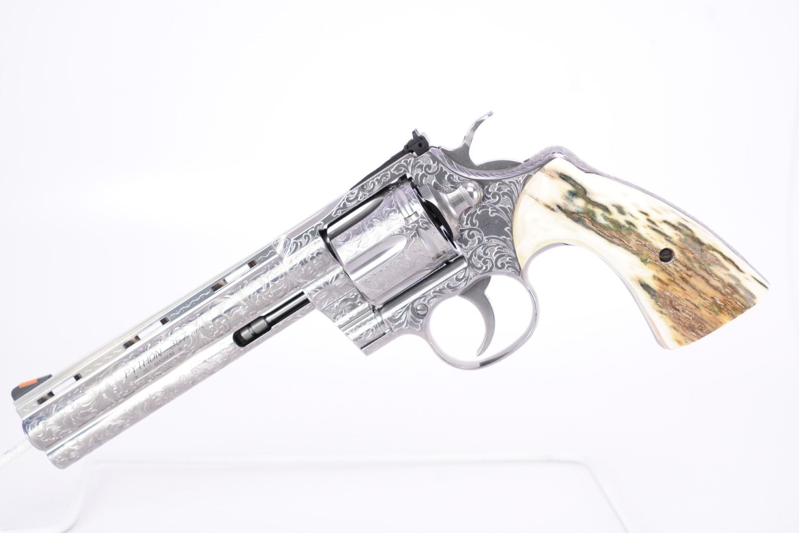 Colt Custom Shop engraved Python .357 Magnum Revolver & Box