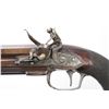 Image 53 : Durs egg Cased Pair Presentation Over Under Flintlock Pistols