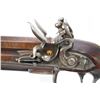 Image 59 : Durs egg Cased Pair Presentation Over Under Flintlock Pistols