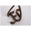 Image 4 : Hand Forged F Tumbling S Branding Iron, Antique